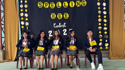Onze eerste Spelling Bee!